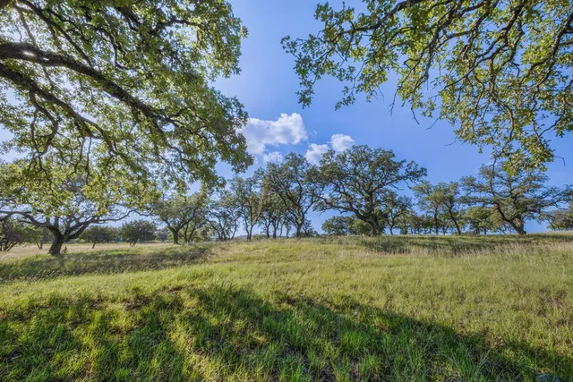 a view of a lake with houses in the back