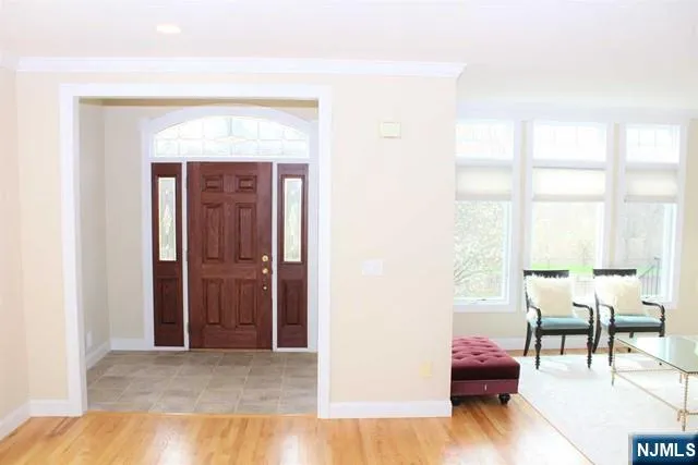 a view of a livingroom with furniture and window