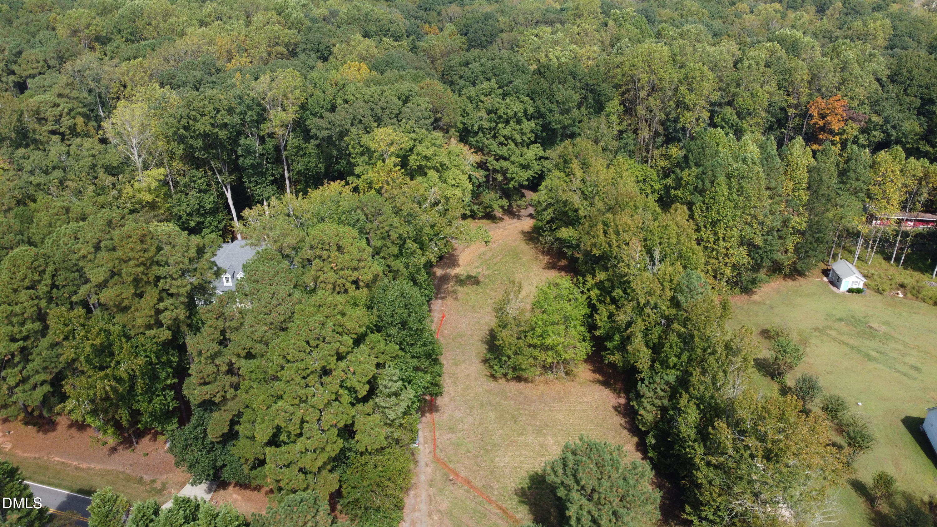 3028 Mt Vernon Church Road Raleigh, NC 27613 - Photo 2 of 13 a view of a forest with a house