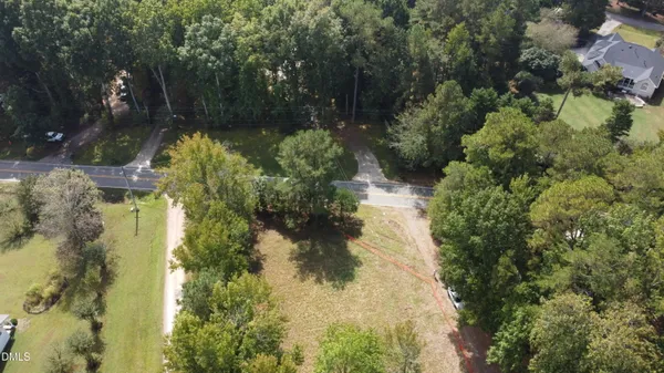 an aerial view of residential house with outdoor space