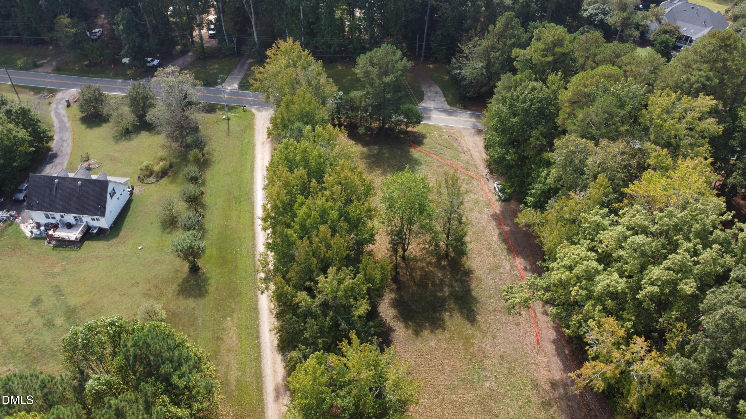 3028 Mt Vernon Church Road Raleigh, NC 27613 - Photo 7 of 13 an aerial view of residential house with outdoor space and trees all around