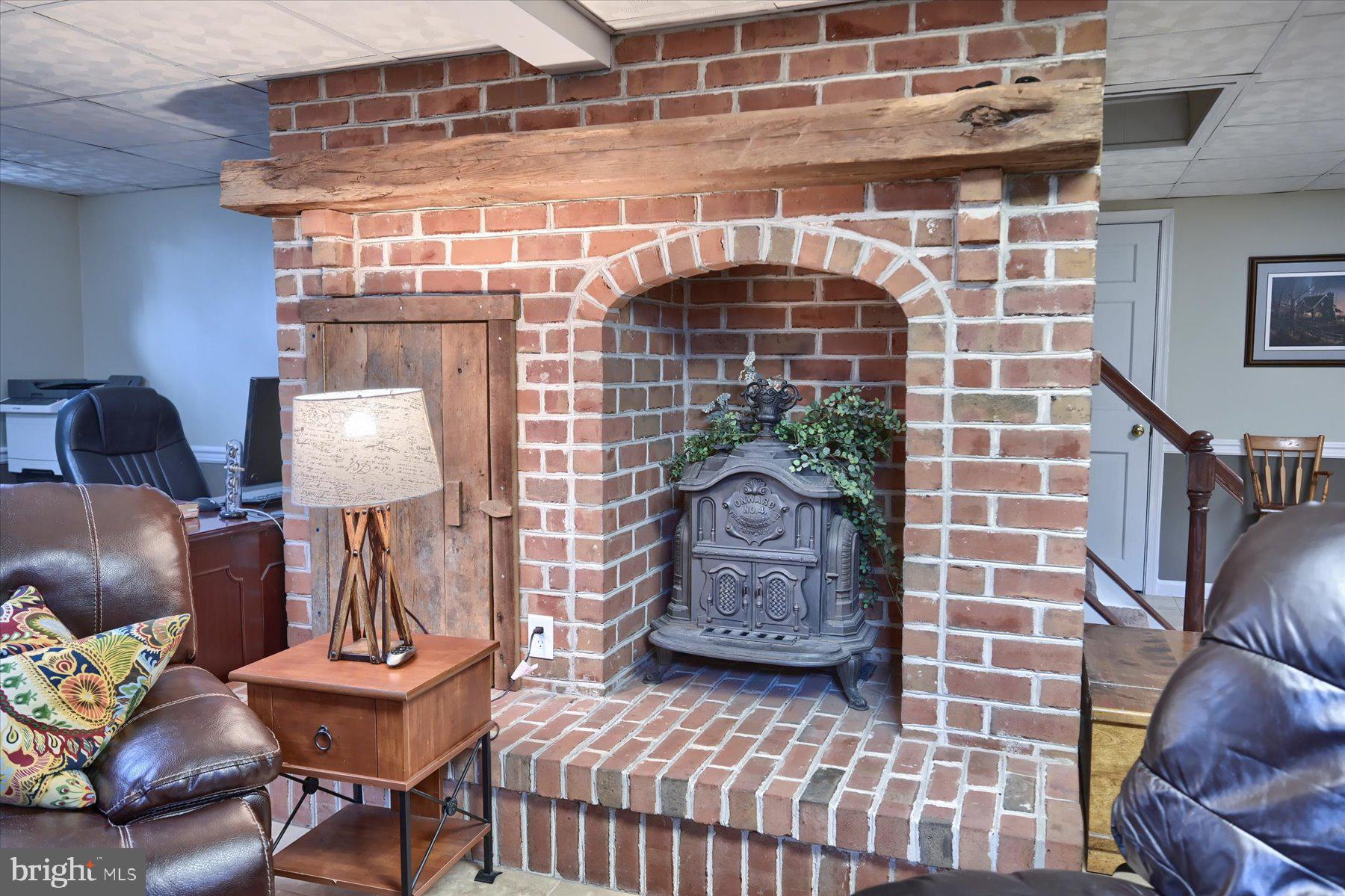 15 Pennwood Road Lebanon, PA 17042 - Photo 45 of 46 Brick Hearth in Family Room