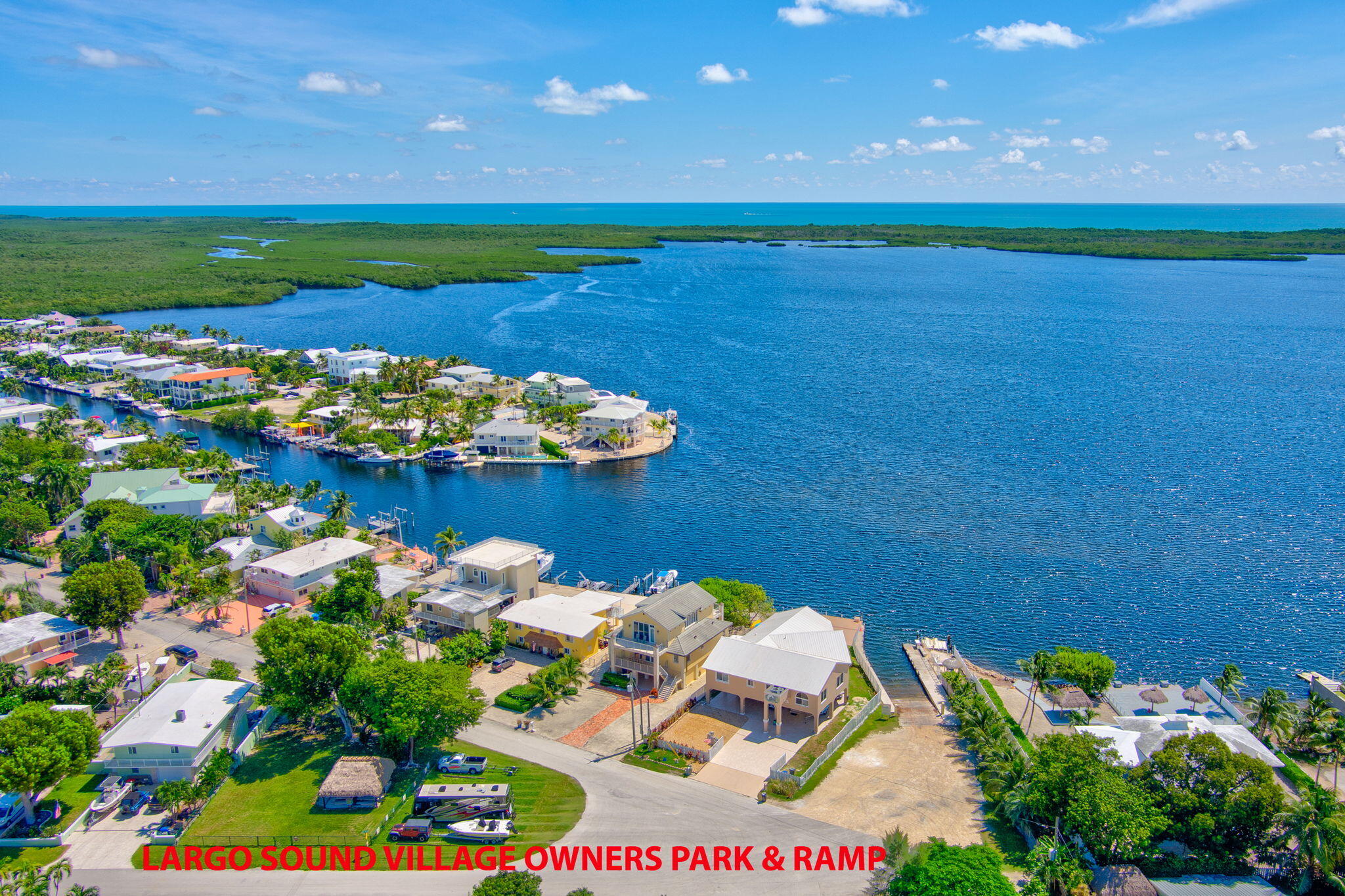 321 3rd Road Key Largo, FL 33037 - Photo 45 of 45 a view of a lake with a big yard
