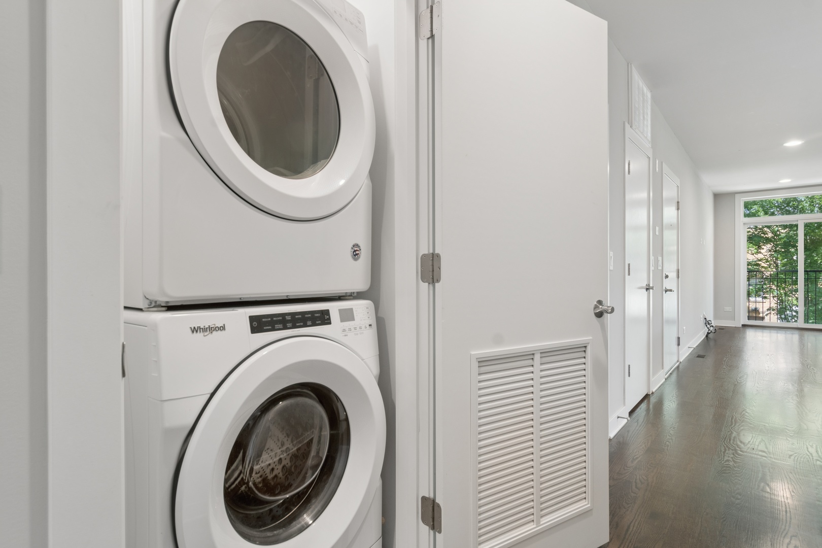 4845 North Keystone Avenue, Unit 2N Chicago, IL 60630 - Photo 21 of 21 a close view of a utility room with dryer and washer