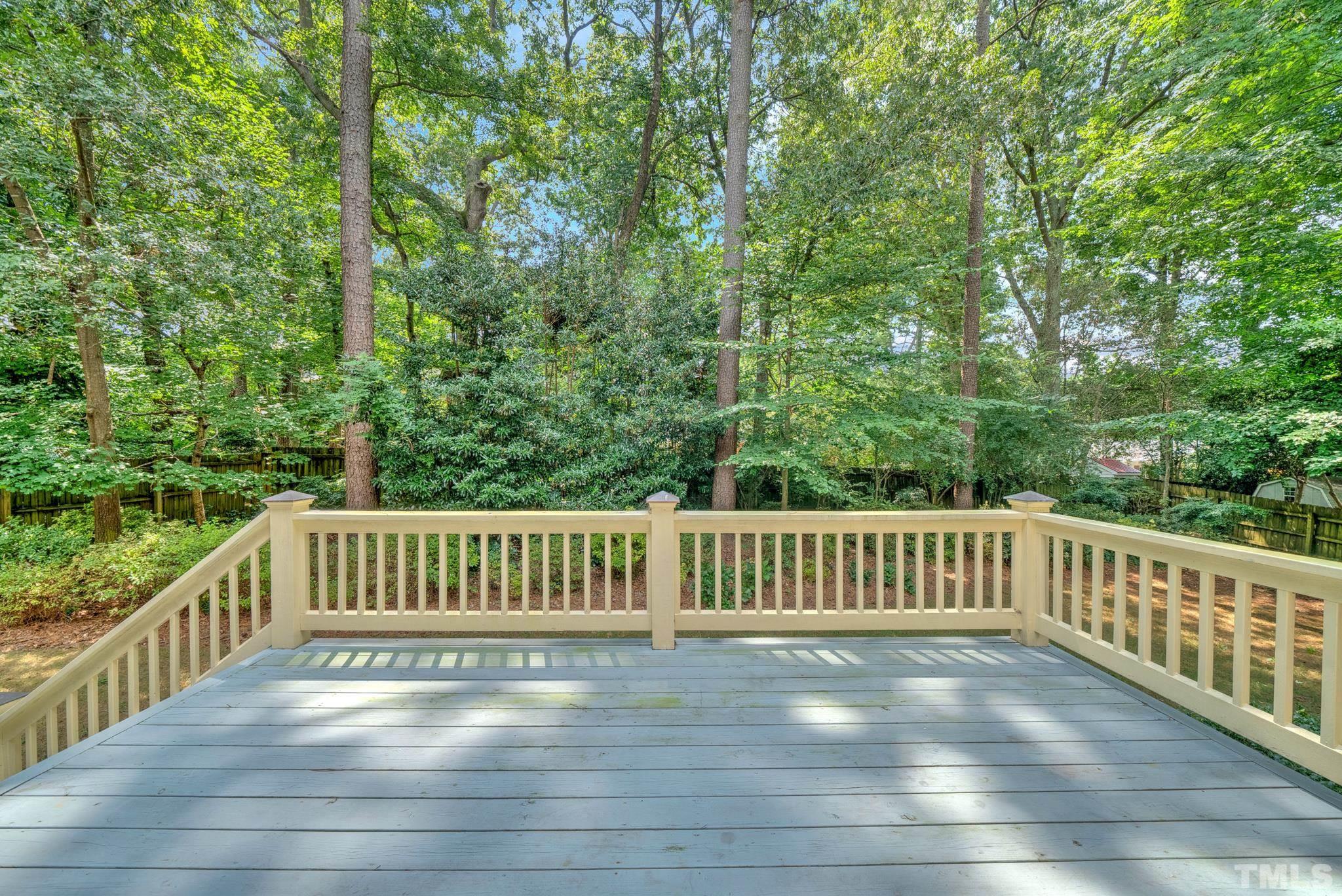 1012 Tyrrell Road Raleigh, NC 27609 - Photo 21 of 24 a view of balcony with wooden floor
