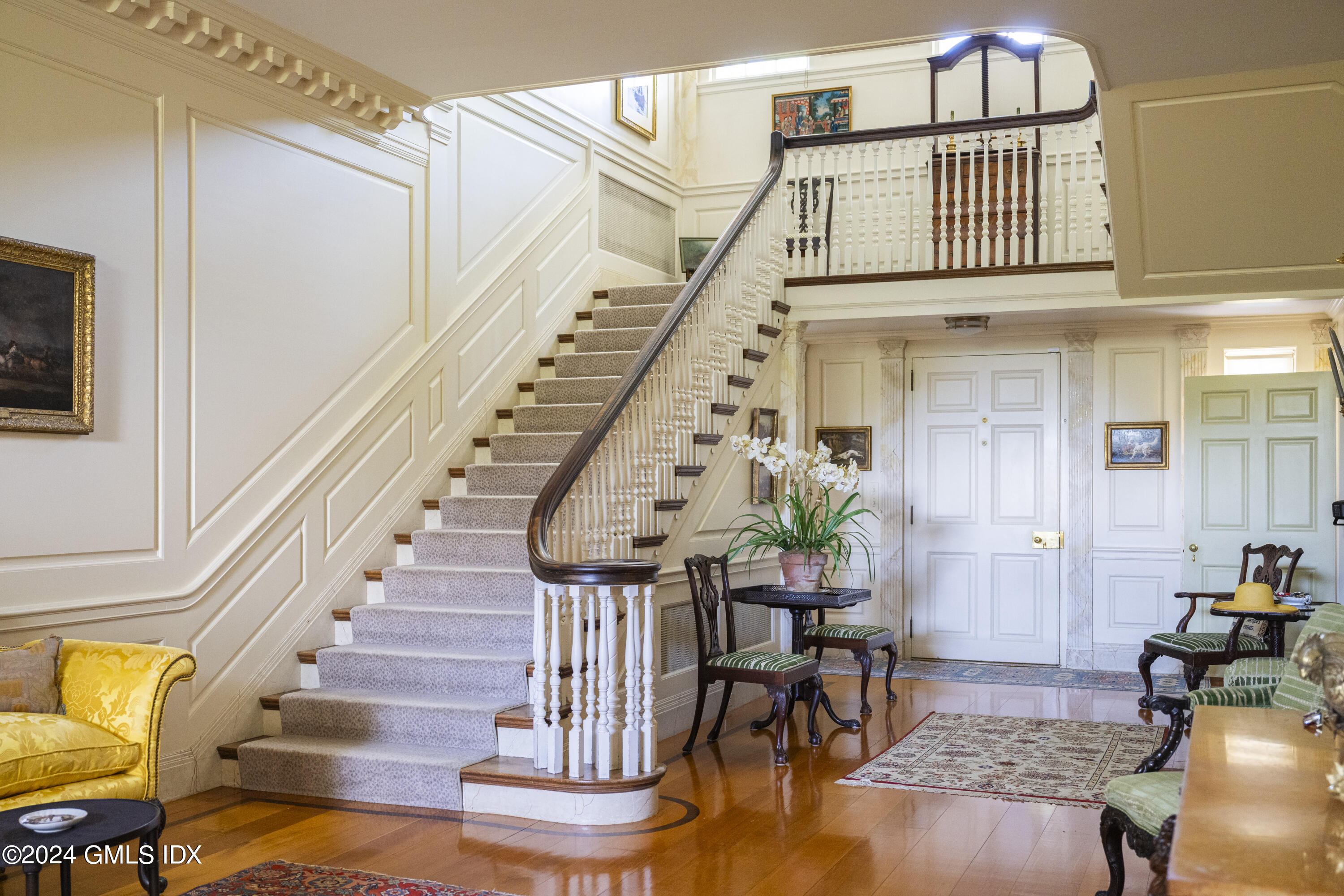 10 Cliffdale Road Greenwich, CT 06831 - Photo 4 of 31 a view of entryway livingroom and hall with wooden floor