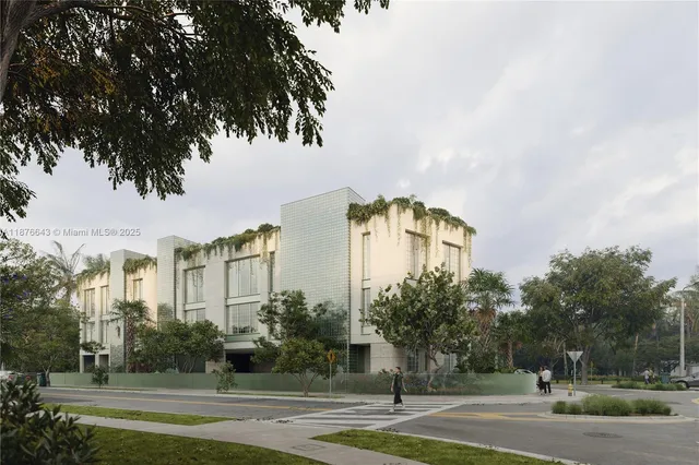 a view of a city with tall buildings