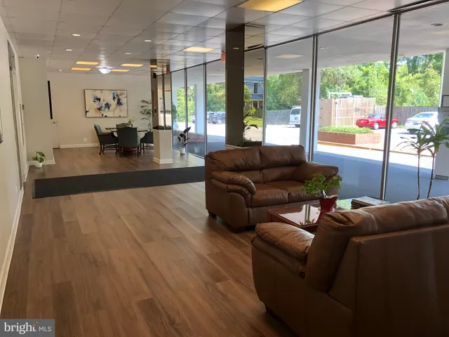 a view of city and green space