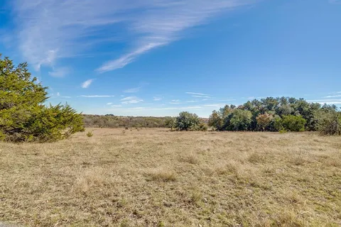 a backyard of a house with lots of trees