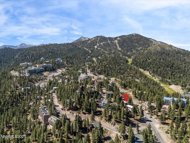 a view of city and mountain