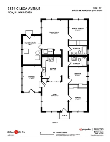 $189,000 | 2524 Gilboa Avenue, Zion, IL 60099