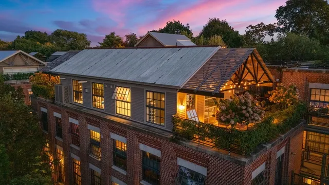 a view of a house with a balcony