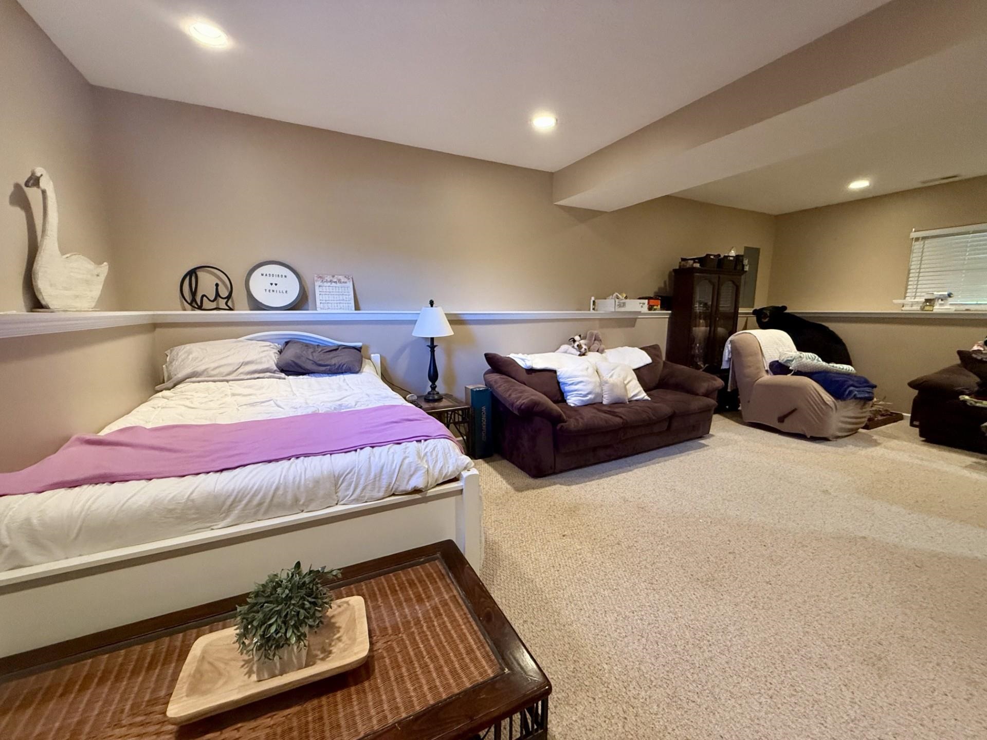 10909 Cook Town Road Bridgewater, VA 22812 - Photo 15 of 23 a bedroom with a bed and a lamp