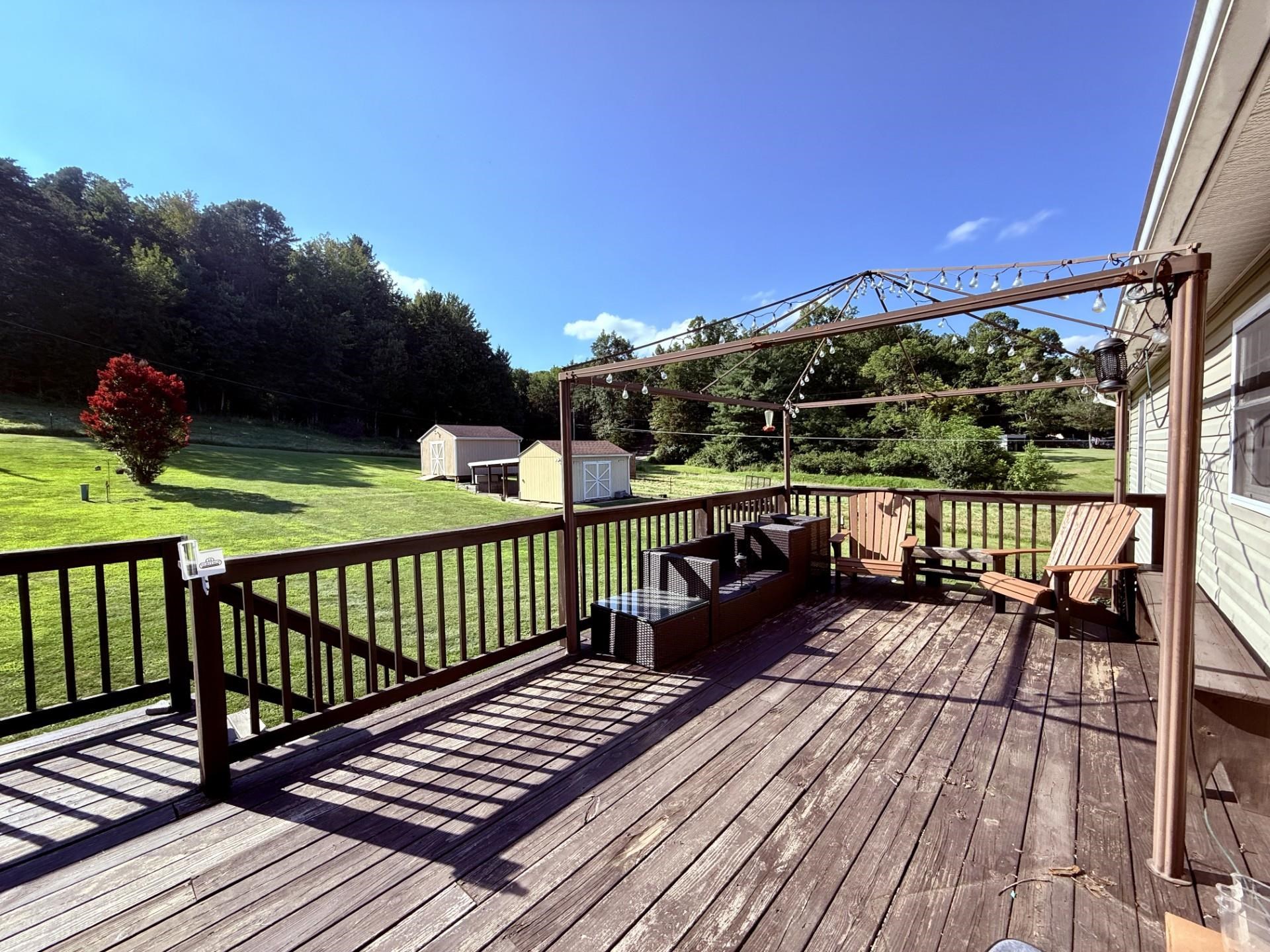 10909 Cook Town Road Bridgewater, VA 22812 - Photo 20 of 23 a view of deck with wooden floor and seating space