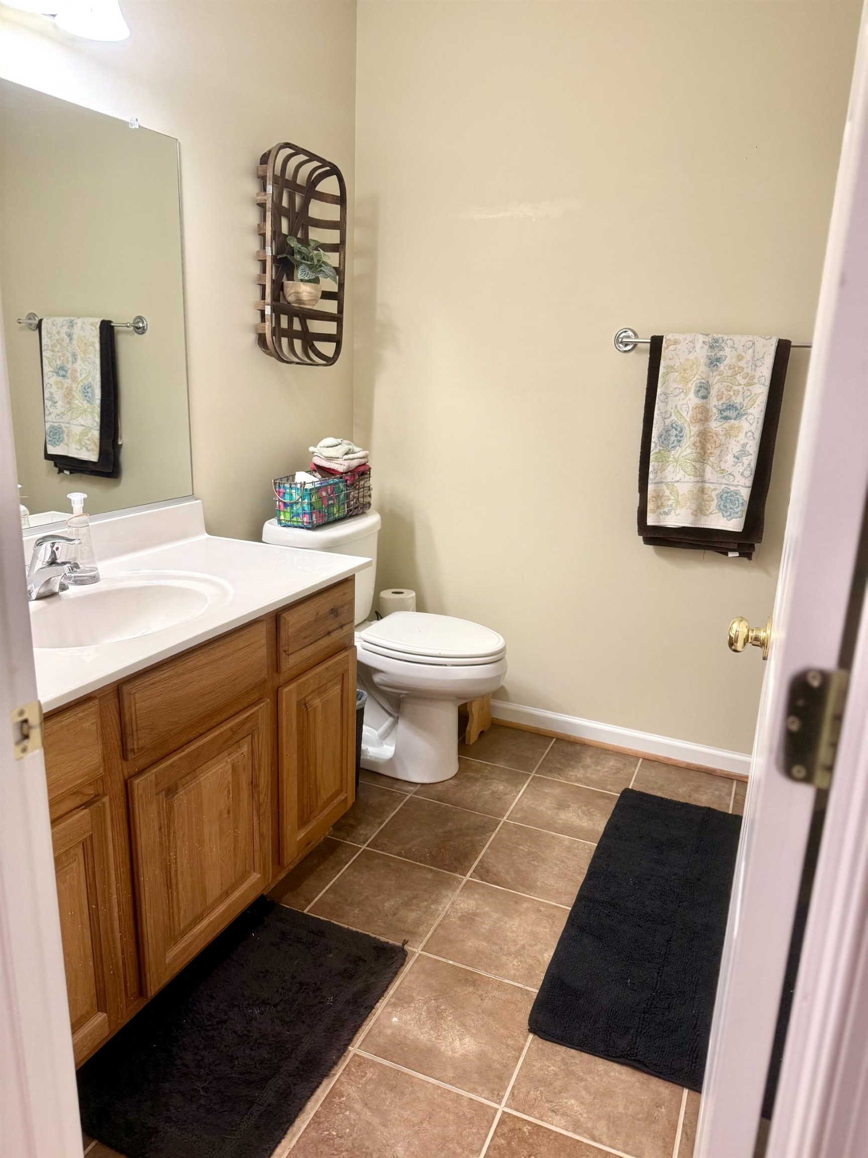 10909 Cook Town Road Bridgewater, VA 22812 - Photo 9 of 23 a bathroom with a sink a toilet and mirror