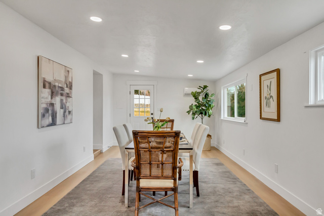 337 West 2900th Street South Bountiful, UT 84010 - Photo 14 of 35 Dining room featuring light wood finished floors and recessed lighting