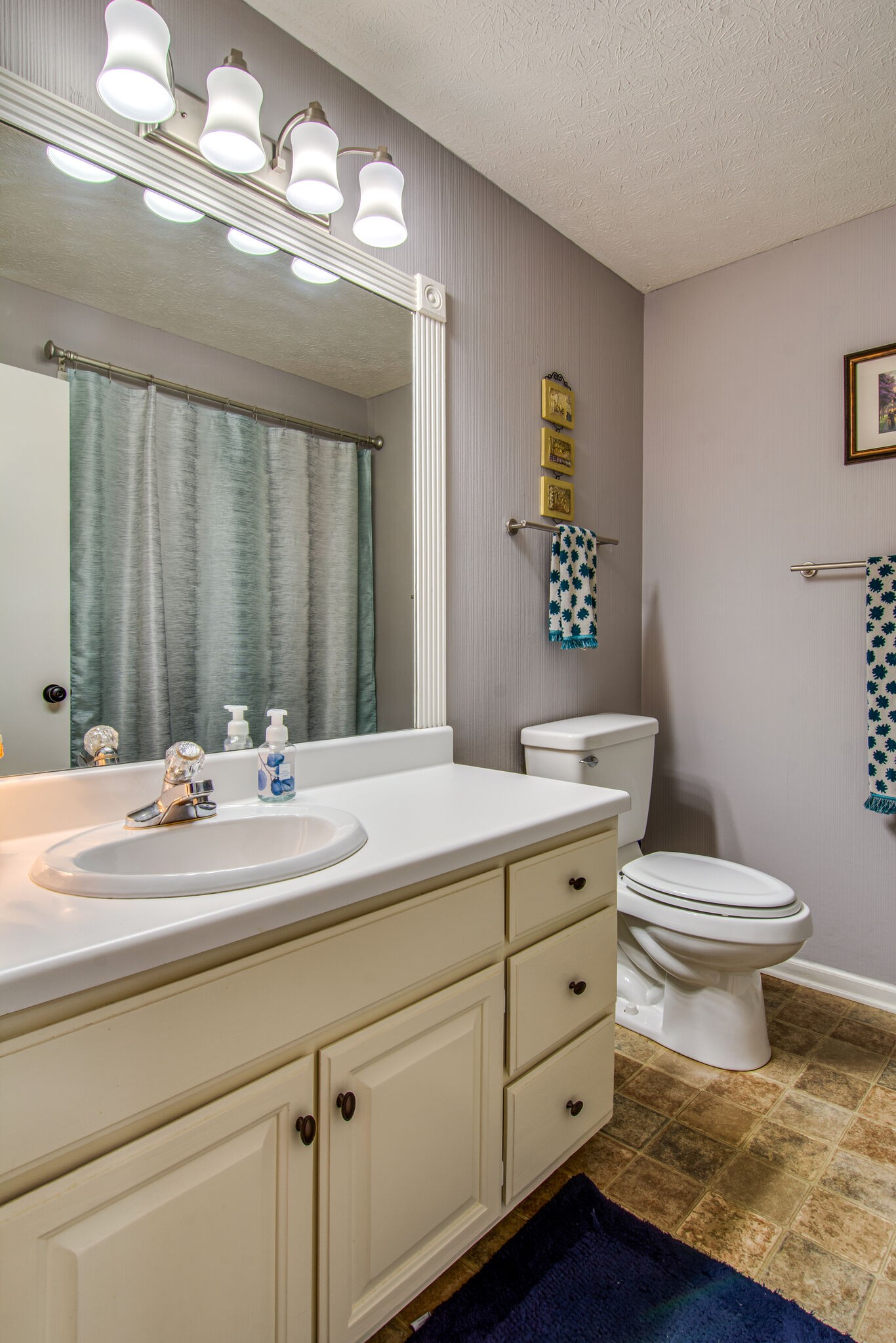 5175 Hickory Ridge Road Lebanon, TN 37087 - Photo 25 of 49 a bathroom with a toilet a sink and a mirror