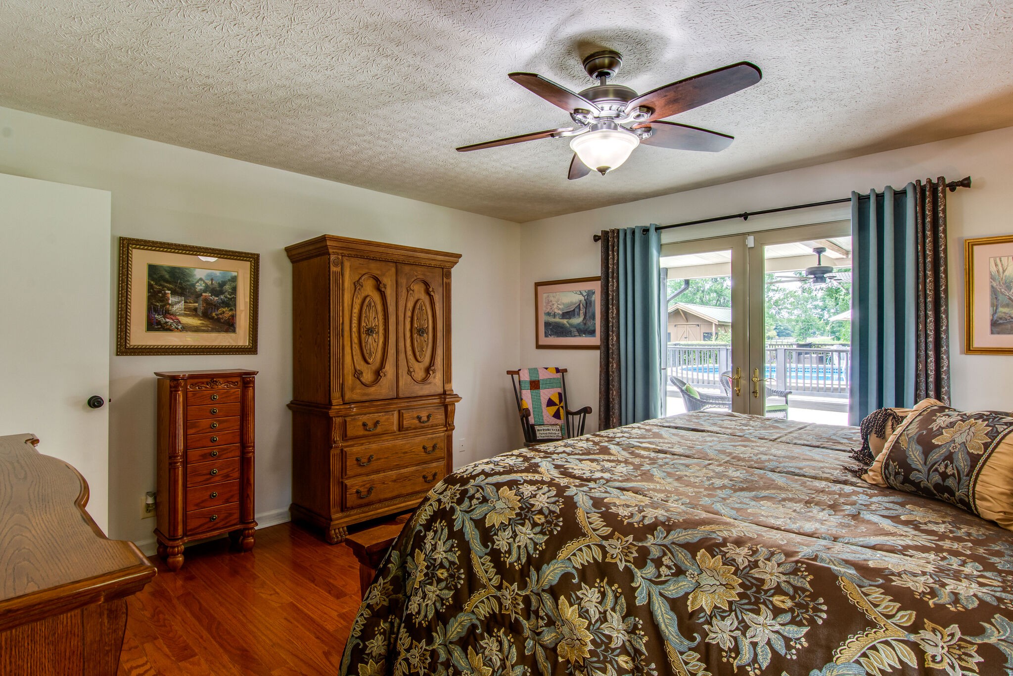5175 Hickory Ridge Road Lebanon, TN 37087 - Photo 31 of 49 a bedroom with a large bed and a window