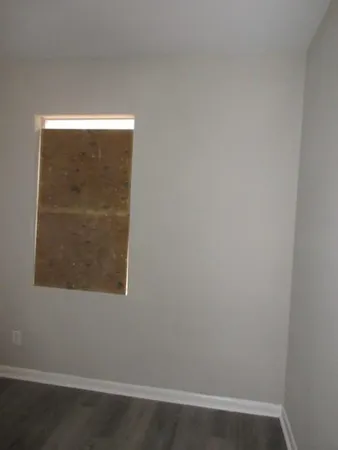 a small space with a window