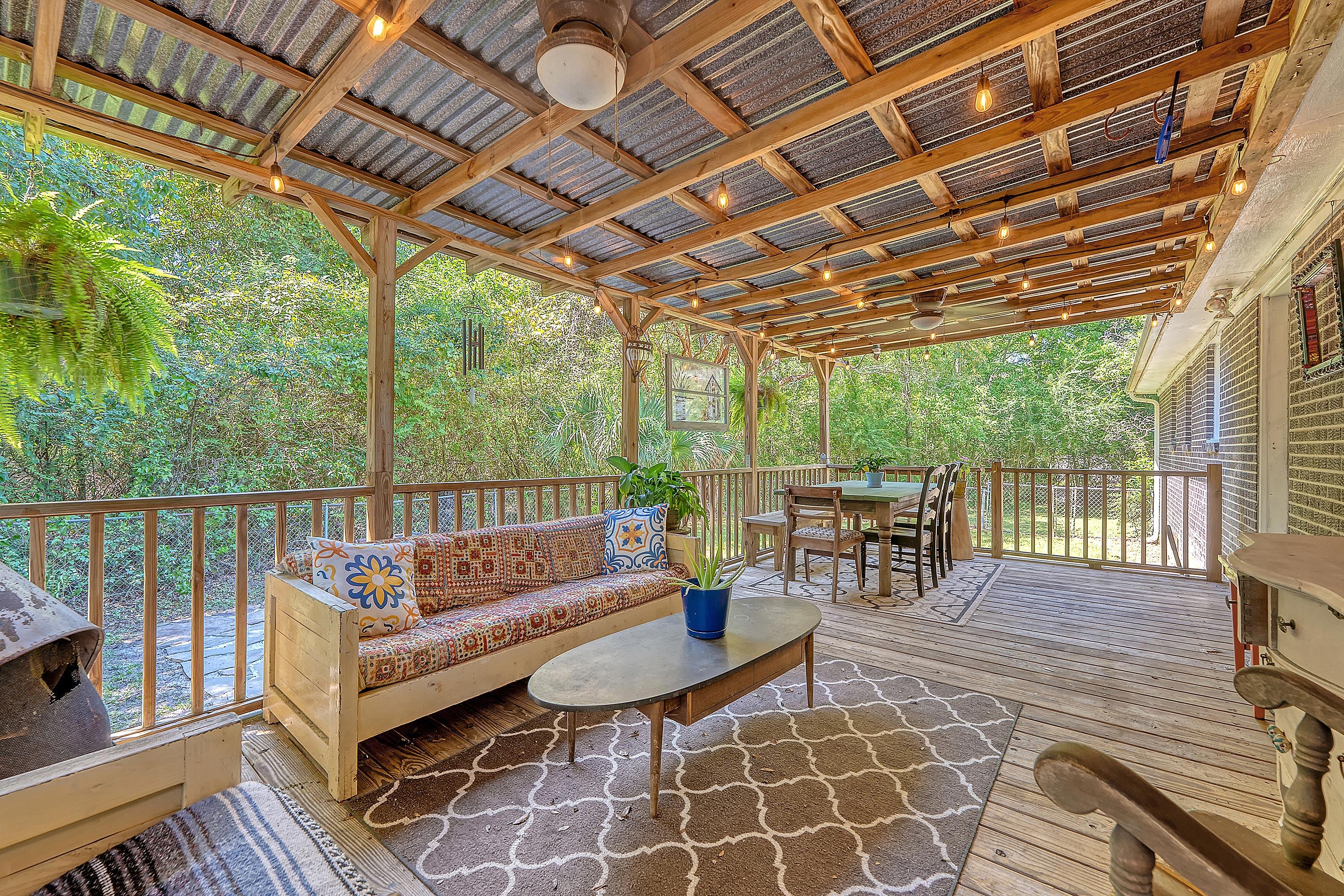 1137 Ocean View Road Charleston, SC 29412 - Photo 8 of 22 Covered Rear Porch