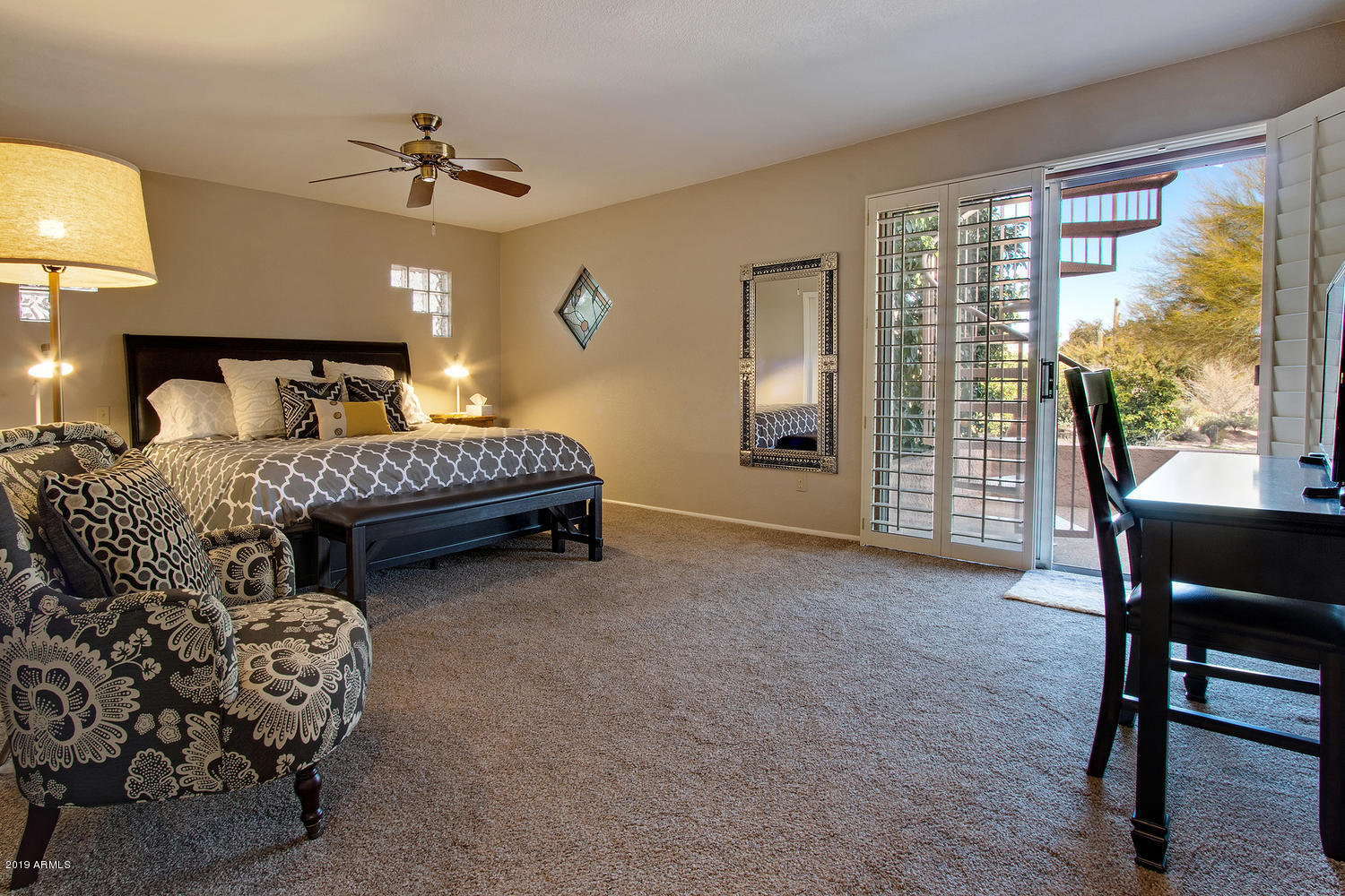 26441 North Arroyo Way Rio Verde, AZ 85263 - Photo 17 of 40 Master bedroom w/ walkout