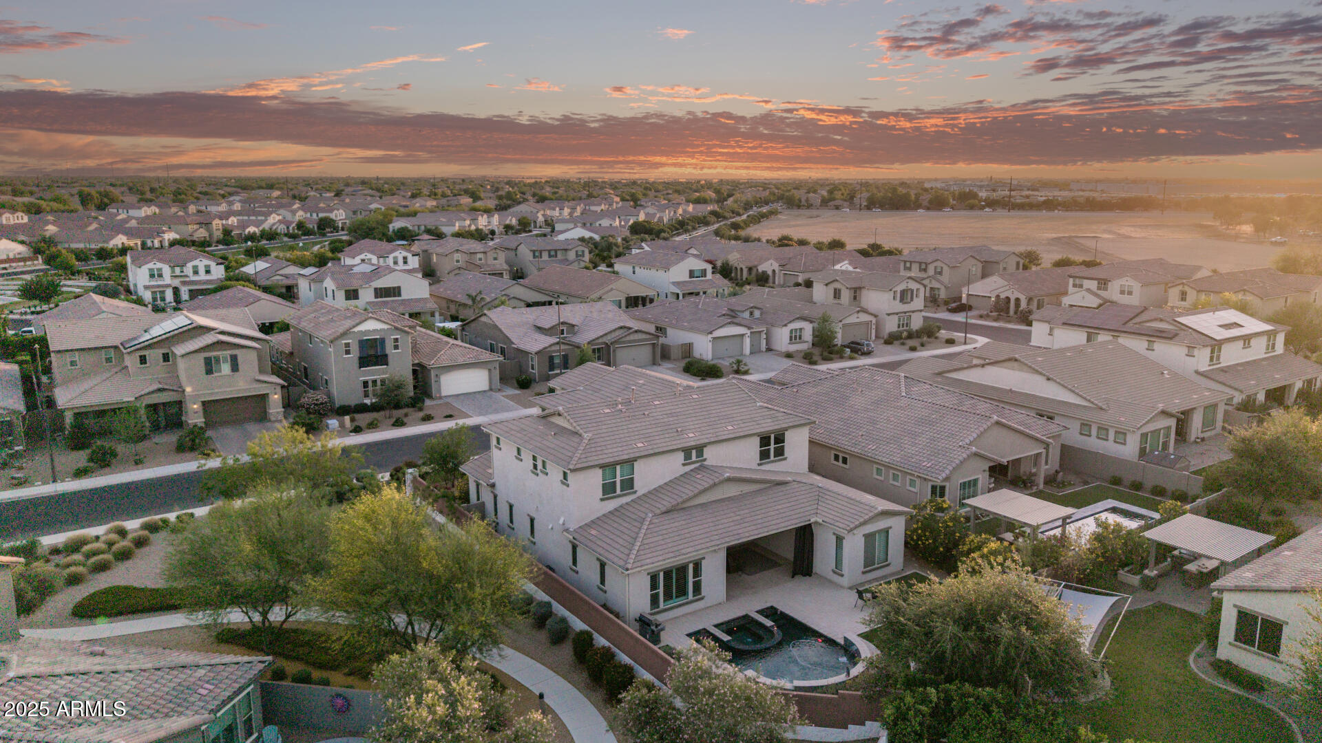 1076 East Kensington Road Gilbert, AZ 85297 - Photo 55 of 73 91 Kensington Drone