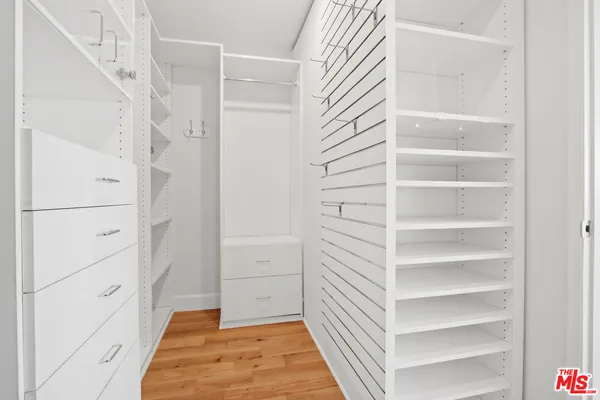 a view of walk in closet