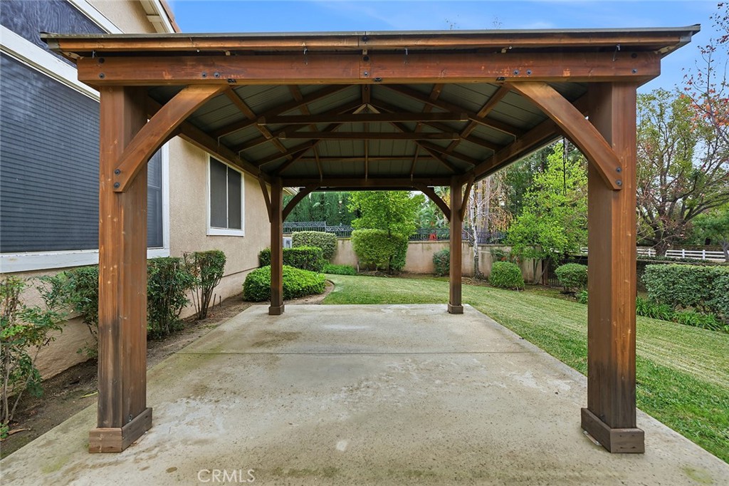 9379 Monarch Court Rancho Cucamonga, CA 91737 - Photo 17 of 19 a view of backyard with green space