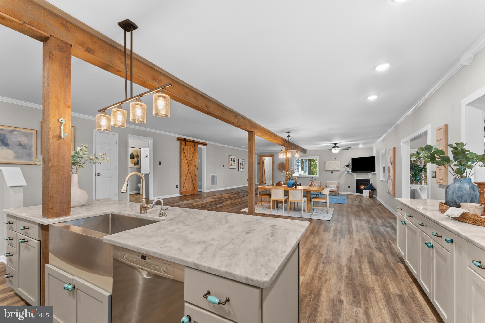 8572 Monumental Mills Road Rixeyville, VA 22737 - Photo 14 of 70 Spacious open-concept living area awaits.