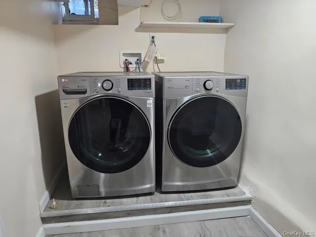 a view of washer and dryer