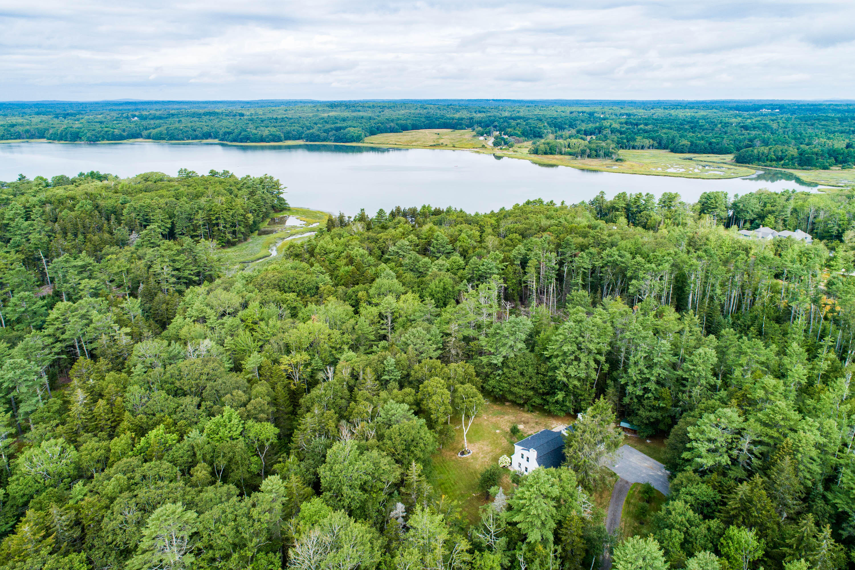606 Mere Point Road Brunswick, ME 04011 - Photo 60 of 62 606mpaerialbesthousetoshore