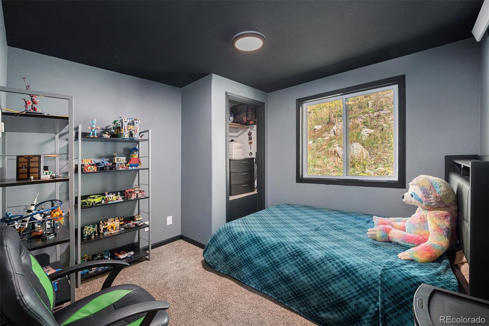 21795 Indian Springs Road Conifer, CO 80433 - Photo 11 of 29 a bedroom with bed and a window