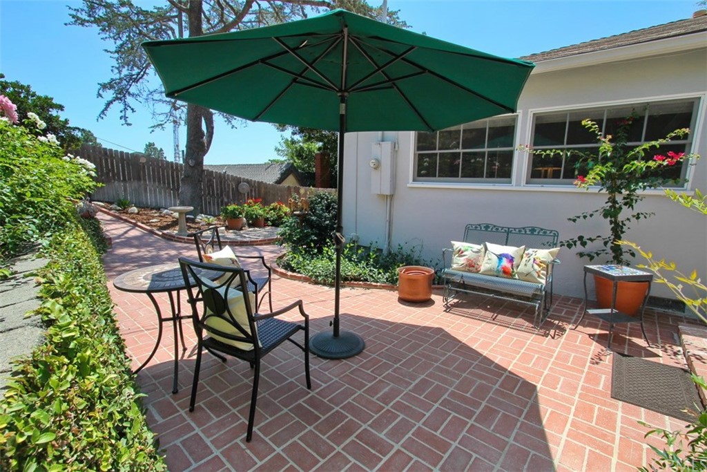 12419 Honolulu Terrace Whittier, CA 90601 - Photo 29 of 59 a view of a backyard with sitting area and furniture