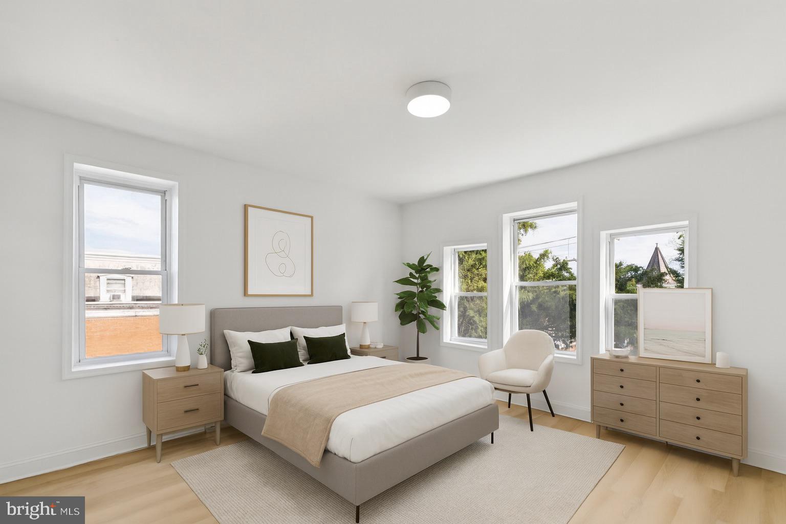 137 Manheim Street Philadelphia, PA 19144 - Photo 45 of 81 a bedroom with furniture and windows