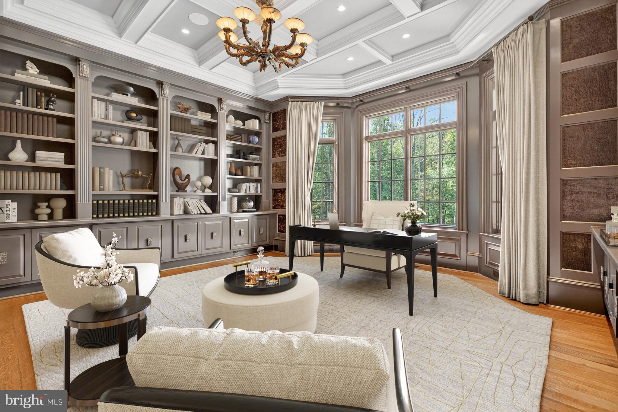 1174 Old Tolson Mill Road McLean, VA 22102 - Photo 13 of 35 a living room with furniture and a large window