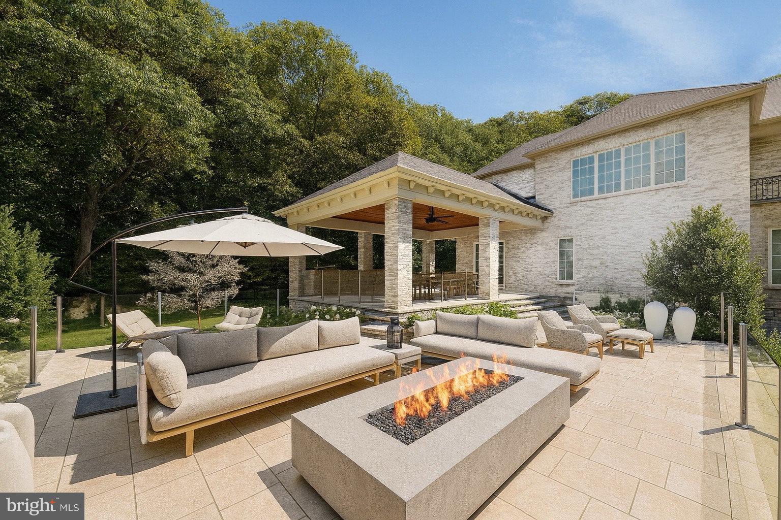 1174 Old Tolson Mill Road McLean, VA 22102 - Photo 34 of 35 a outdoor space with patio the couches and pool view