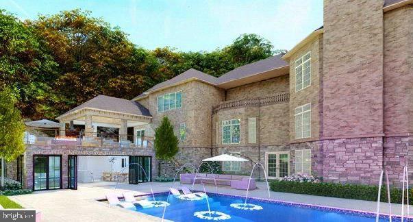 1174 Old Tolson Mill Road McLean, VA 22102 - Photo 35 of 35 a front view of a building with garden