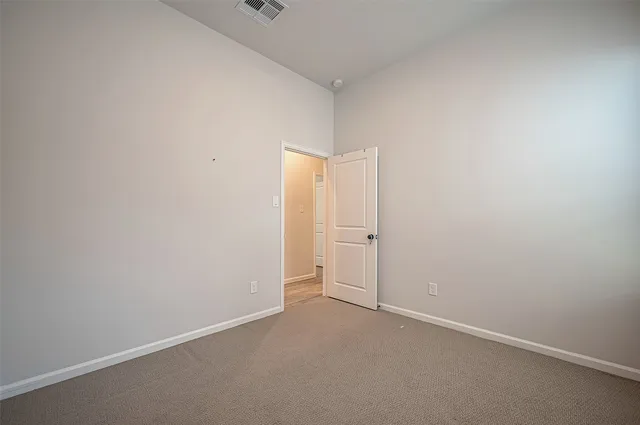 a view of an empty room