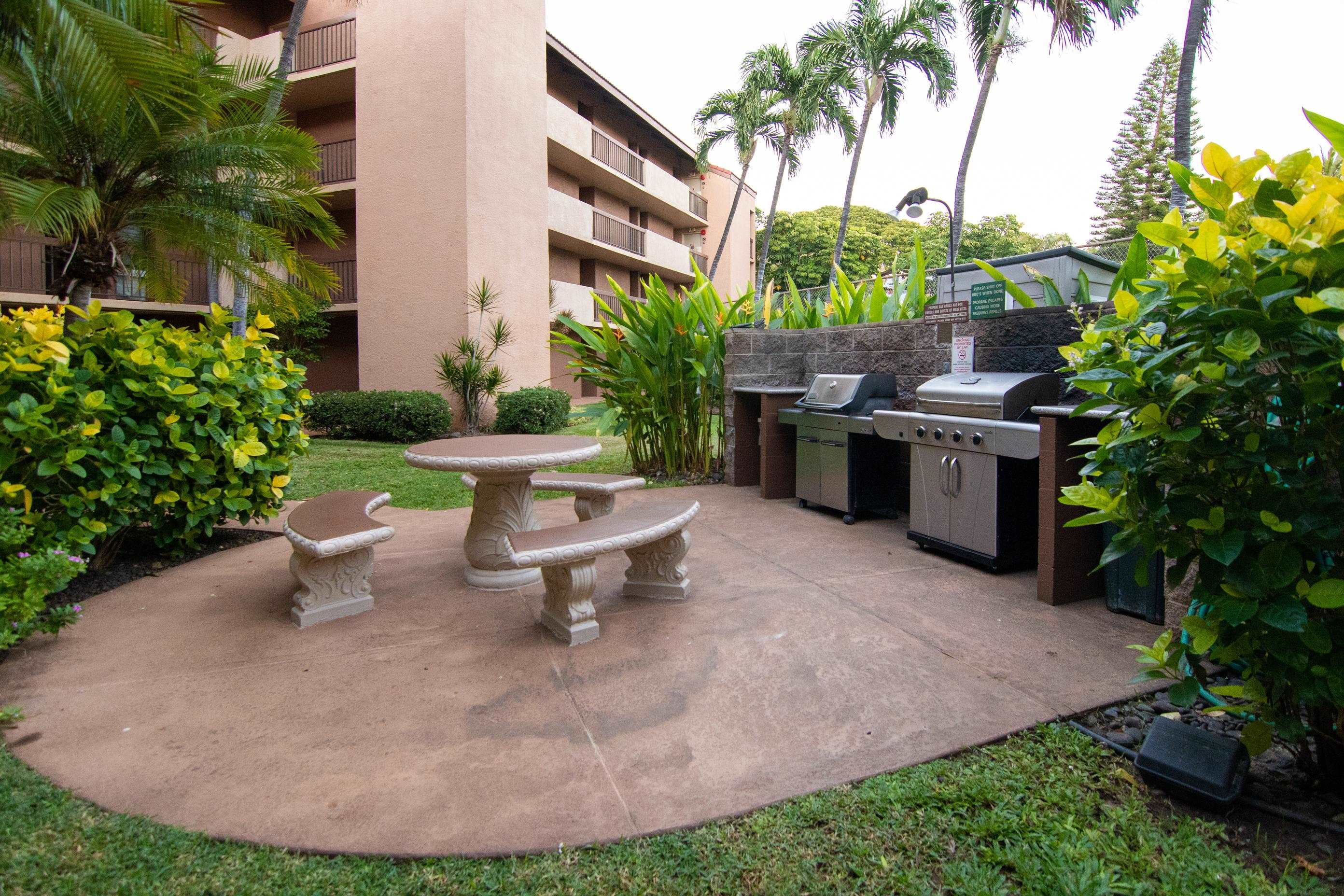 2191 South Kihei Road, Unit 2317 Kihei, HI 96753 - Photo 22 of 30 a view of a backyard with plants and a garden