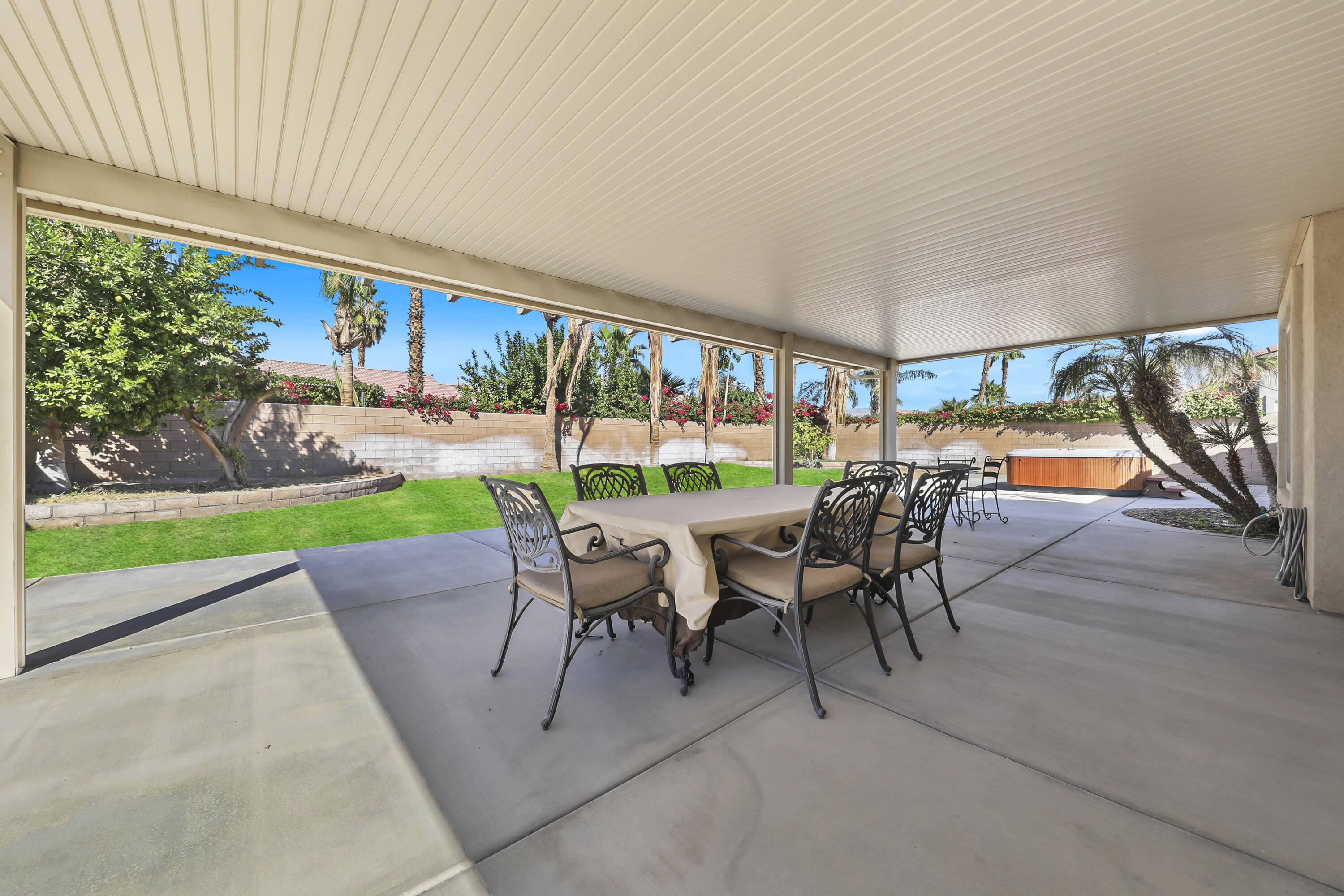 80628 Virginia Avenue Indio, CA 92201 - Photo 25 of 34 an outdoor space with furniture and garden view