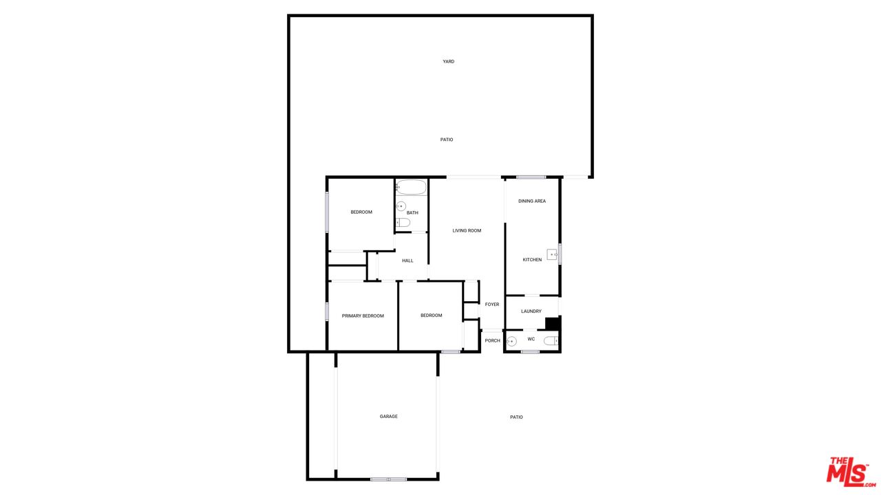 1616 West Piru Street Compton, CA 90222 - Photo 19 of 19 a picture of floor plan