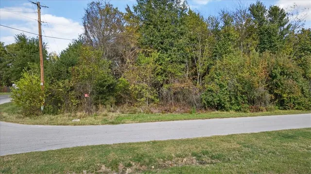 an aerial view of a residential houses with outdoor space