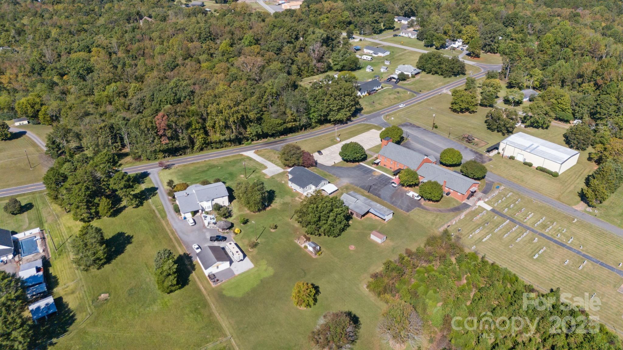 1362 Cornatzer Road Mocksville, NC 27028 - Photo 42 of 48 an aerial view of residential house with outdoor space