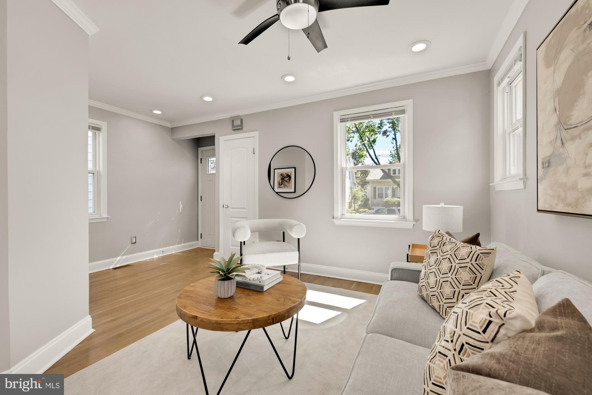 2414 Perry Street Northeast Washington, DC 20018 - Photo 11 of 49 a living room with furniture and a window