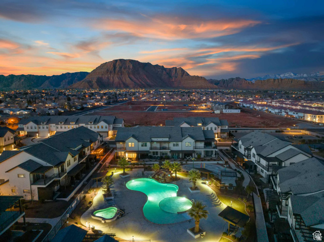 2600 Ocotillo Way, Unit 31 Santa Clara, UT 84765 - Photo 71 of 73 Resort-style pool with integrated spa and surrounding lounge areas