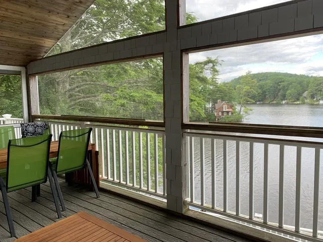 a view of a chair in a balcony