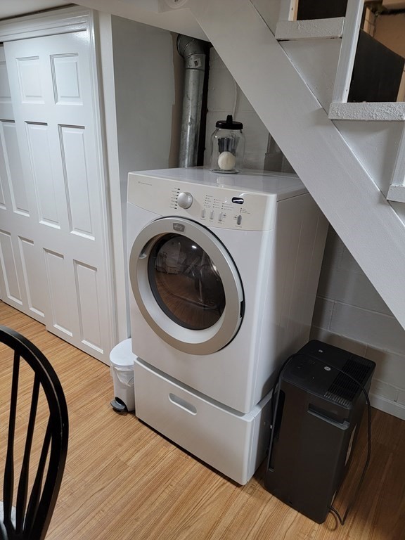 3 Pine Tree Drive Holland, MA 01521 - Photo 20 of 31 a utility room with wooden floor washer and dryer