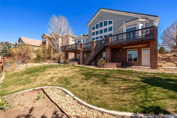 a view of a house with a swimming pool
