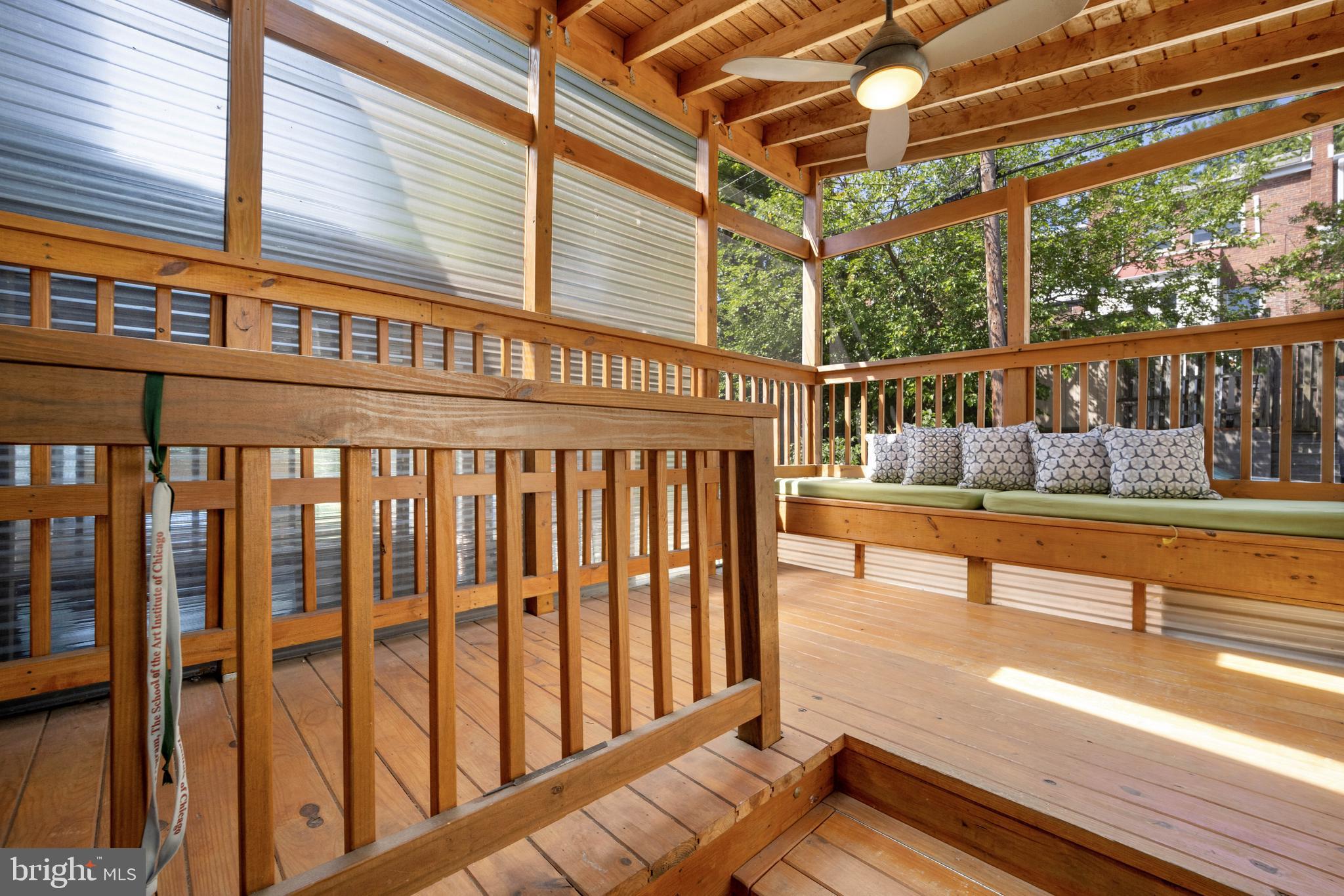 2220 Tunlaw Road Northwest Washington, DC 20007 - Photo 17 of 50 Screened Porch