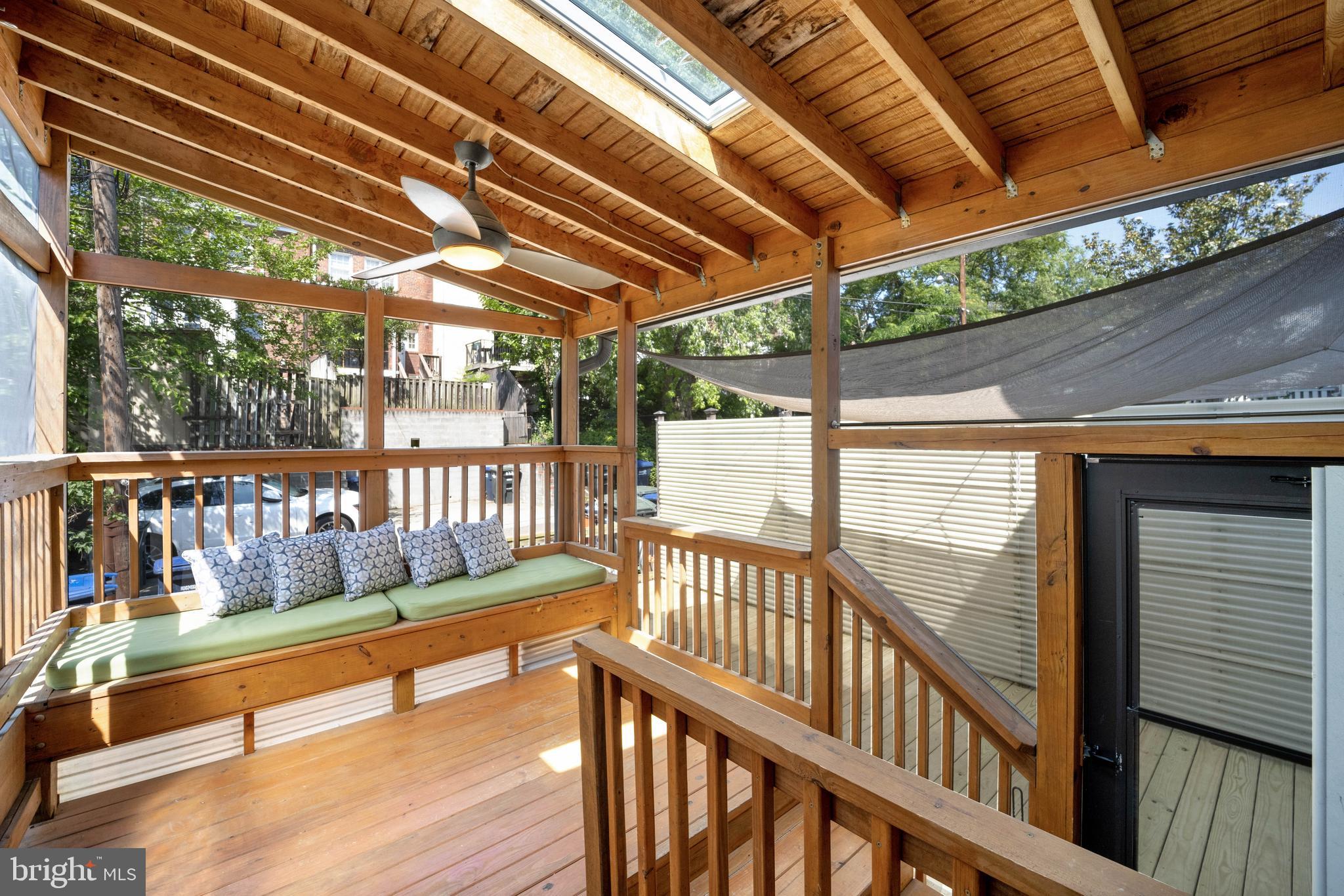 2220 Tunlaw Road Northwest Washington, DC 20007 - Photo 18 of 50 Screened Porch